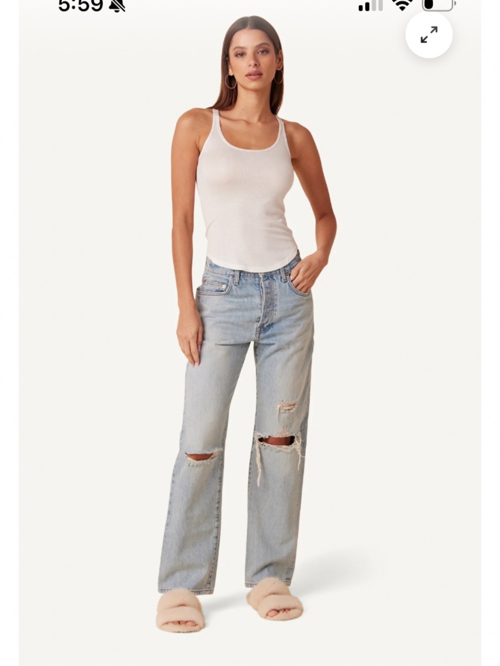 Sablyn distressed jeans 26